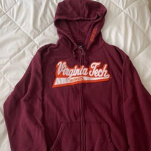 Virginia Tech zip up hoodie